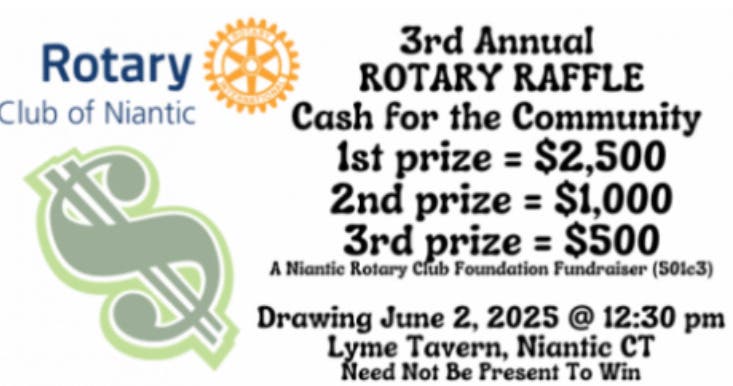 Catch the Rotary Raffle alongside vibrant new plants at the Spring Plant Sale under the big tent on Halls Road.